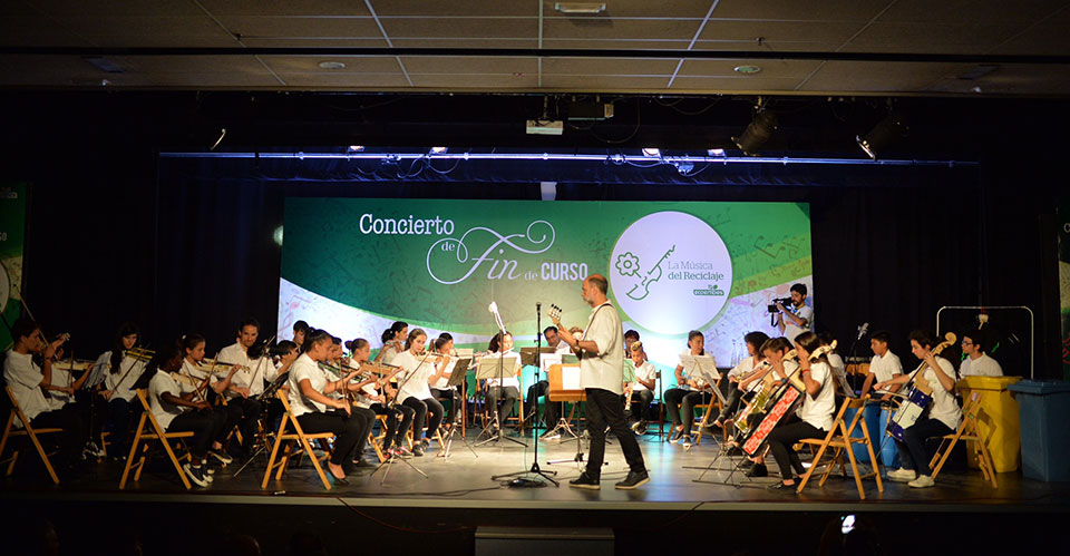 Audición fin de curso de la música del reciclaje